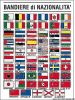 Tabella adesiva Bandiere di nazionalità cm 16x24