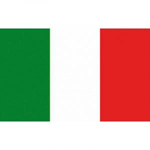 Bandiera ITALIA di cortesia 20x30